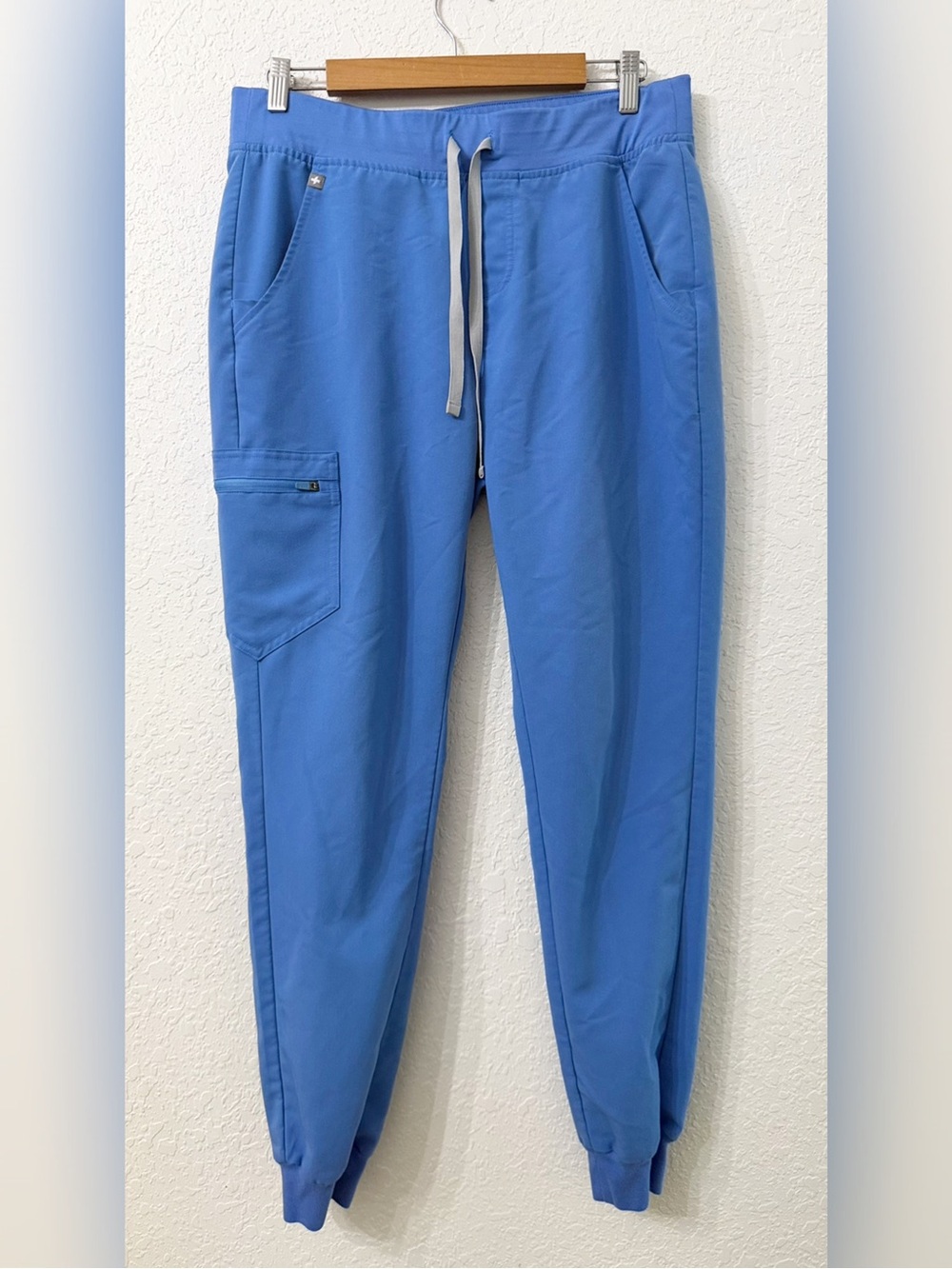 Figs Zamora Jogger Scub Pants - Ceil Blue Size MT